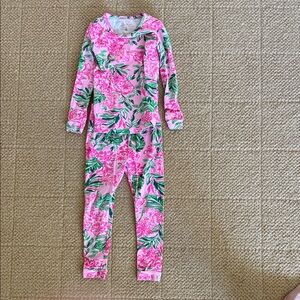 Lilly Pulitzer Floral Long-Sleeve Pajama Set 4T